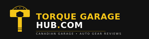 TorqueGarageHub logo - Canadian garage and auto gear reviews