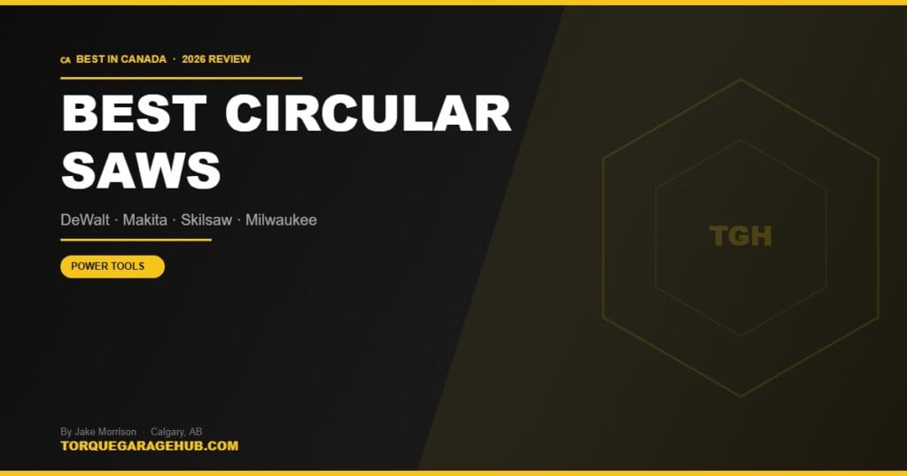 Best circular saws Canada 2026 — Jake Morrison TorqueGarageHub