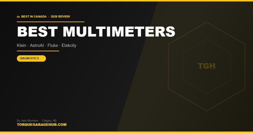 Best multimeters garage Canada 2026 — Jake Morrison TorqueGarageHub