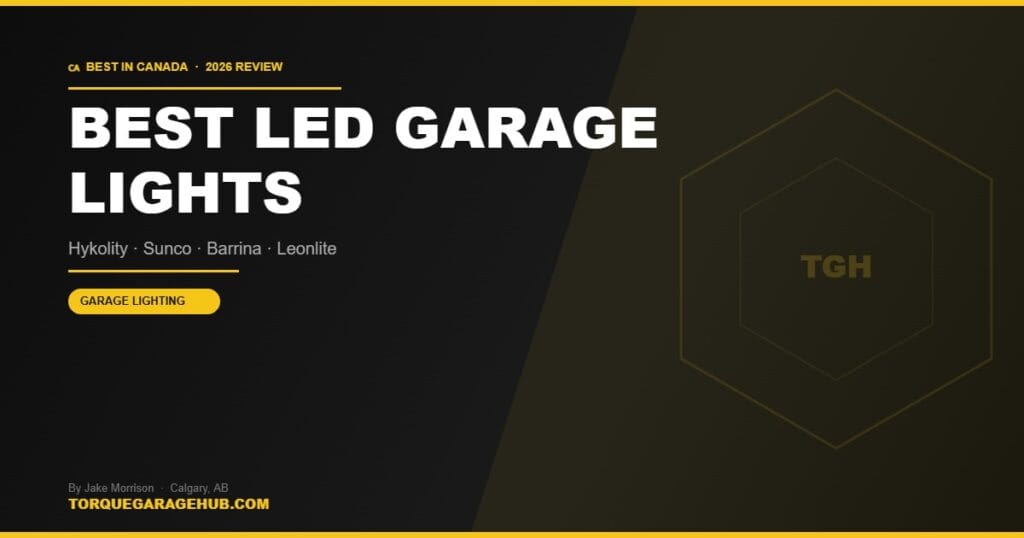 Best LED garage lights Canada 2026 — Jake Morrison TorqueGarageHub