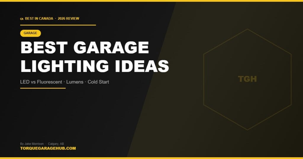 Best Garage Lighting Ideas Canada 2026